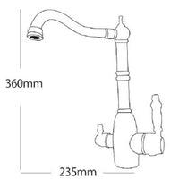 3-wegkraan britse stijl CAR4320-SK